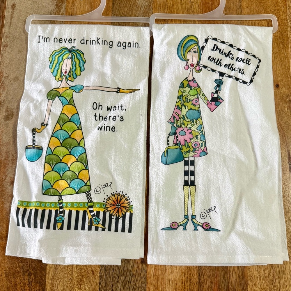 Colorful Graphic Kitchen Towels